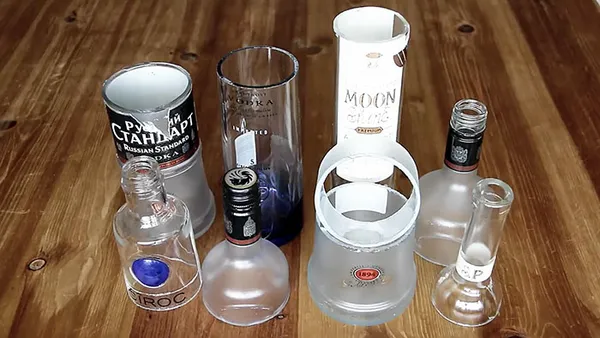 6 способов ровно разрезать стеклянную бутылку. Как отрезать стекло без стеклореза. 6