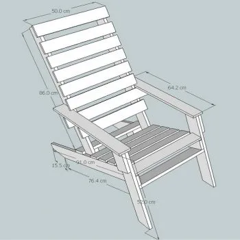 Как сделать кресло из поддонов пошагово. Как сделать кресло из поддонов. 14