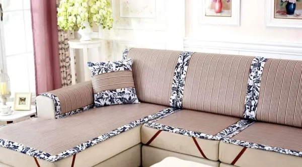 Чехол на угловой диван: быстрый вариант обновления обивки и советы по пошиву