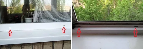 Дренаж конденсата в пластиковых окнах