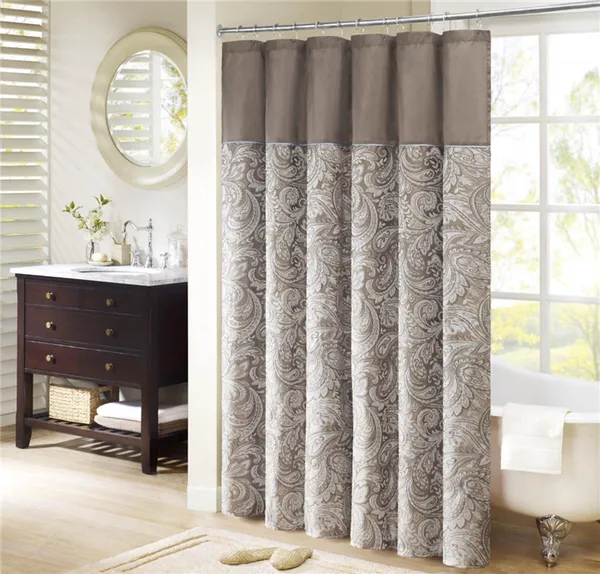 текстильные шторы для ванной фото дизайн
