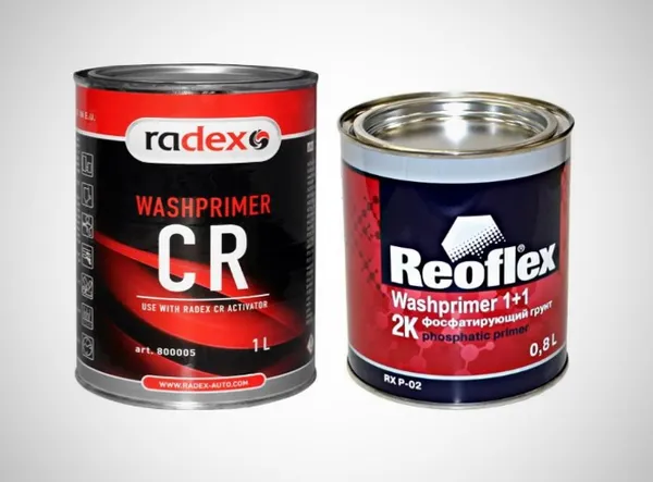 Реактивные грунты Radex CR и Reoflex Washprimer 2К