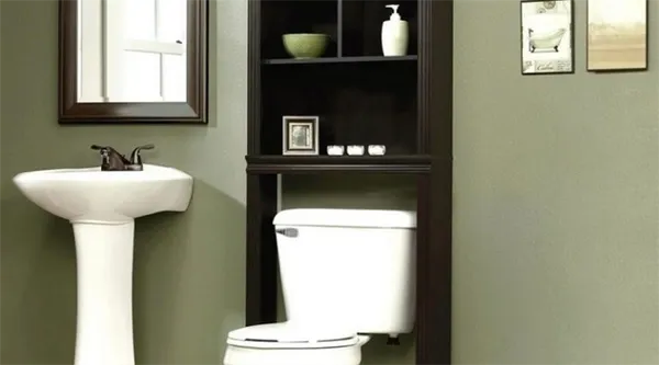 4 способа оформить шкаф в туалете над унитазом (и как делать не стоит). Как сделать полки в туалете за унитазом. 2