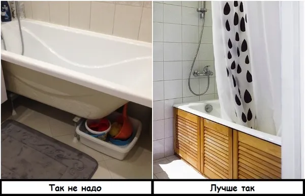 Как сделать экран под ванну из плитки: способы самостоятельного обустройства. Как закрыть под ванной пространство. 2