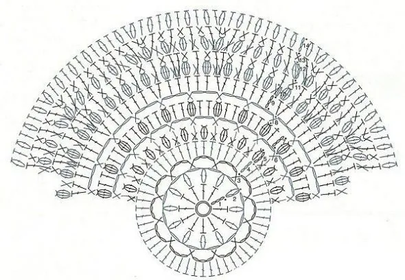  Схема вязания