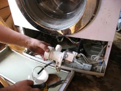 Принцип действия сливного насоса в стиральной машине. Где находится помпа в стиральной машине. 3