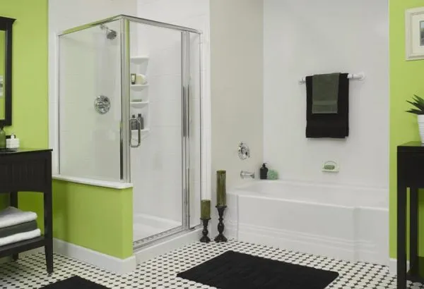 Душевая кабина без поддона — тренд ванной 2023 года ( 44 фото). Как сделать душ в ванной. 3