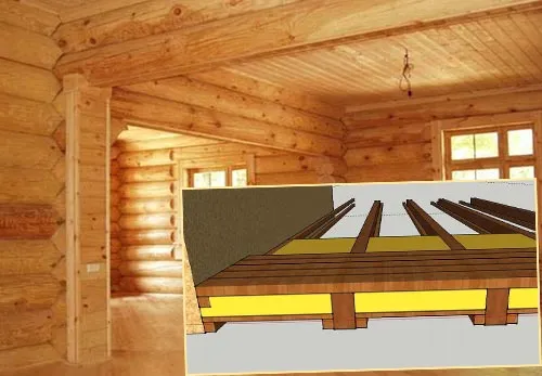 Полы в деревянном доме - схема