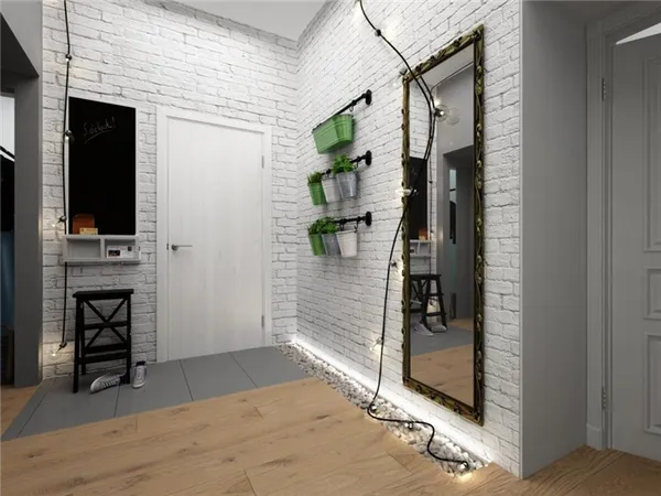 Чем отделать стены в коридоре кроме обоев - популярные материалы и варианты дизайнерских решений