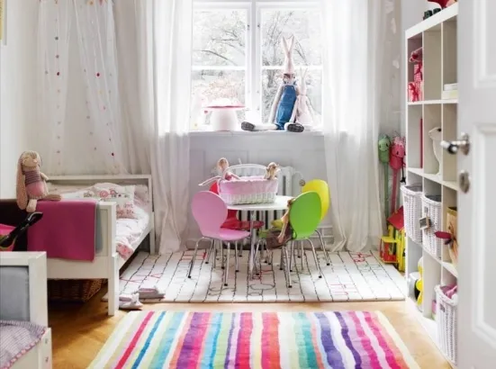45 идей дизайна детской комнаты для двух девочек. Как обустроить комнату для двух девочек. 10