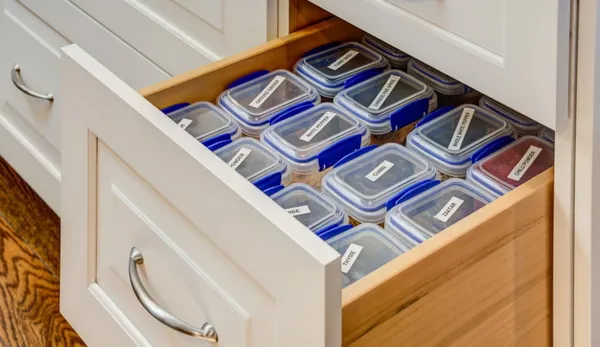 Как правильно разместить все на кухне: основные зоны хранения вещей. Как организовать пространство на кухне в ящиках. 12