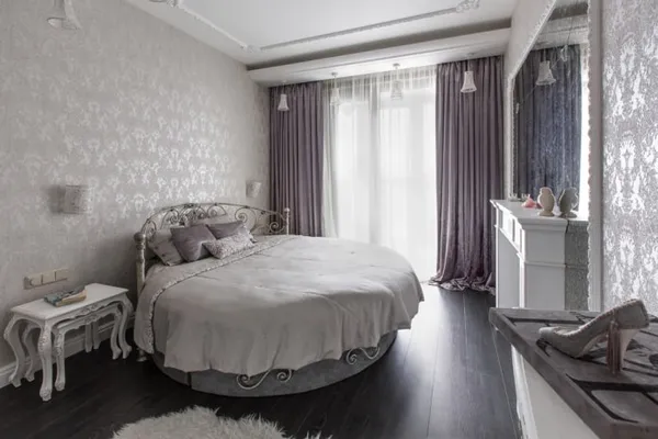 Спальня в серых тонах. Какие цвета сочетаются с серым в интерьере спальни. 4