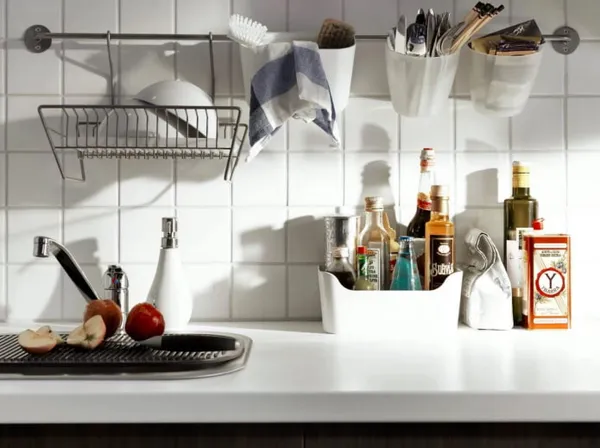 Как правильно разместить все на кухне: основные зоны хранения вещей. Как организовать пространство на кухне в ящиках. 6