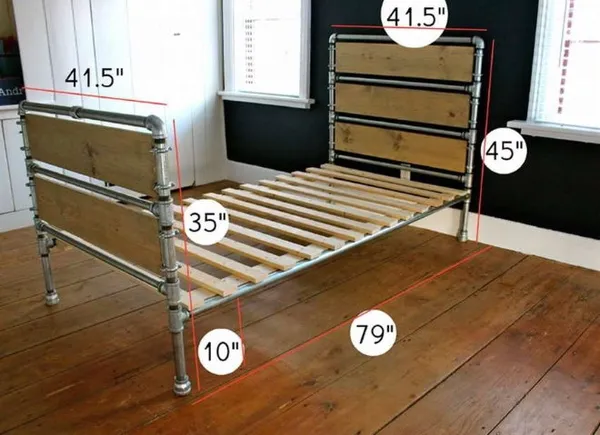 Как изготовить кровати из металла своими руками. Как сделать кровать своими руками из металла. 16