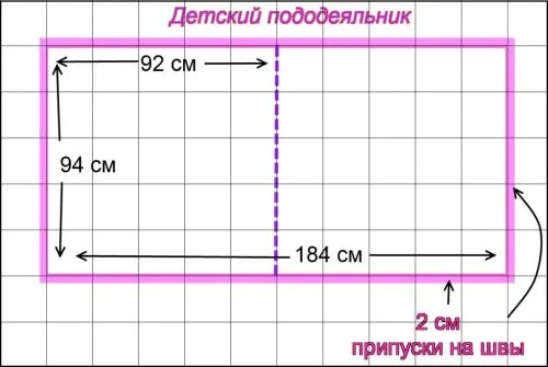 Мастер класс. Пошив пододеяльника 1,5 или 2х спального своими руками 5