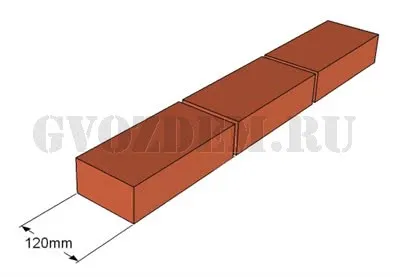 Утолщенный кирпич 88мм