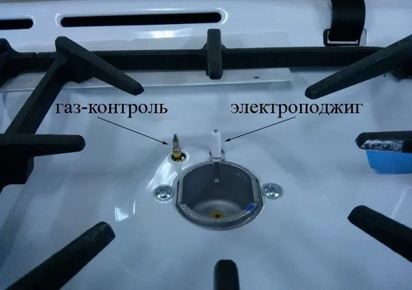 Из чего состоит газовая плита 7