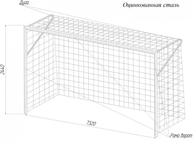 Футбольные ворота из пластиковых труб – как сделать своими руками 13