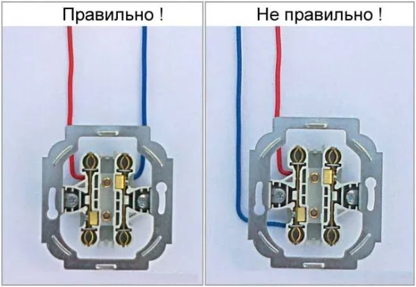 Подключение сдвоенной розетки к одному проводу