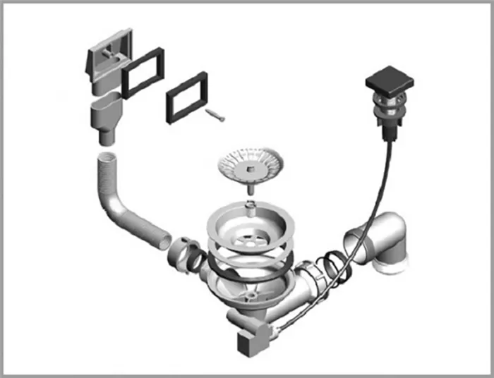 Как собрать сифон для раковины на кухне: инструкция по установке своими руками 5