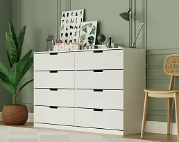 Изображение товара Комод Нордли 13 white ИКЕА (IKEA) на сайте adeta.ru