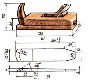 На фото - конструкция шерхебеля, wood-deal.ru