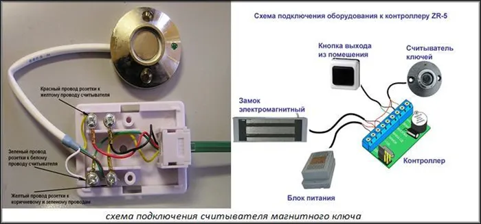 Схема подключения домофона