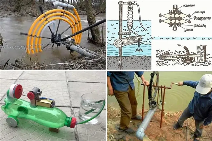 Как сделать ручной насос для воды из скважины с помощью подручных материалов 3