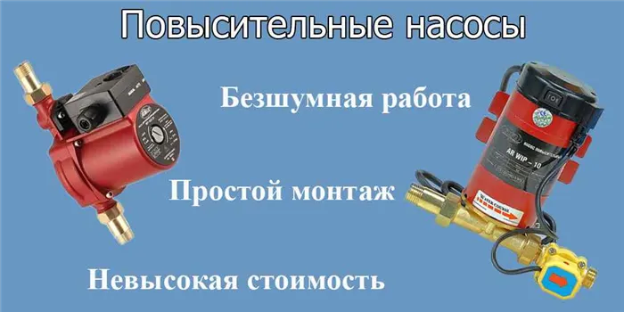 Насос для повышения давления воды